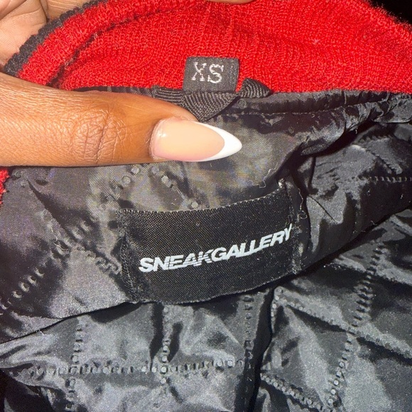 ⚠️CLEARANCE!!! GOAT Red and Black Bomber Jacket - Picture 3 of 3